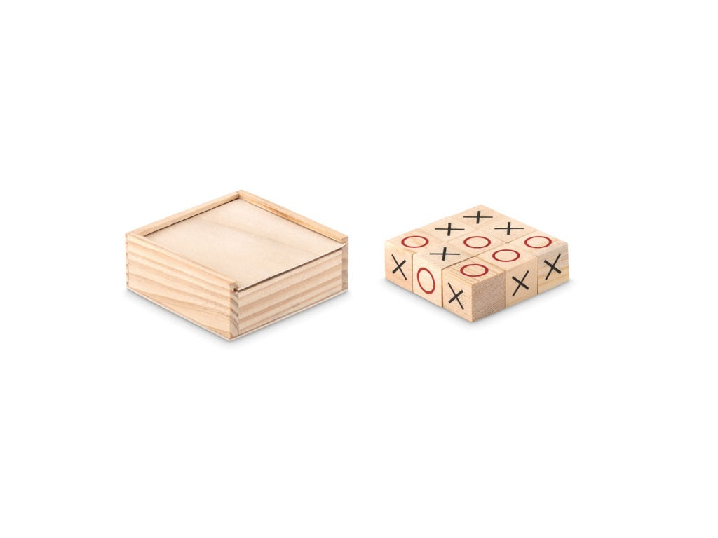 Jeu du Morpion en bois personnalisé