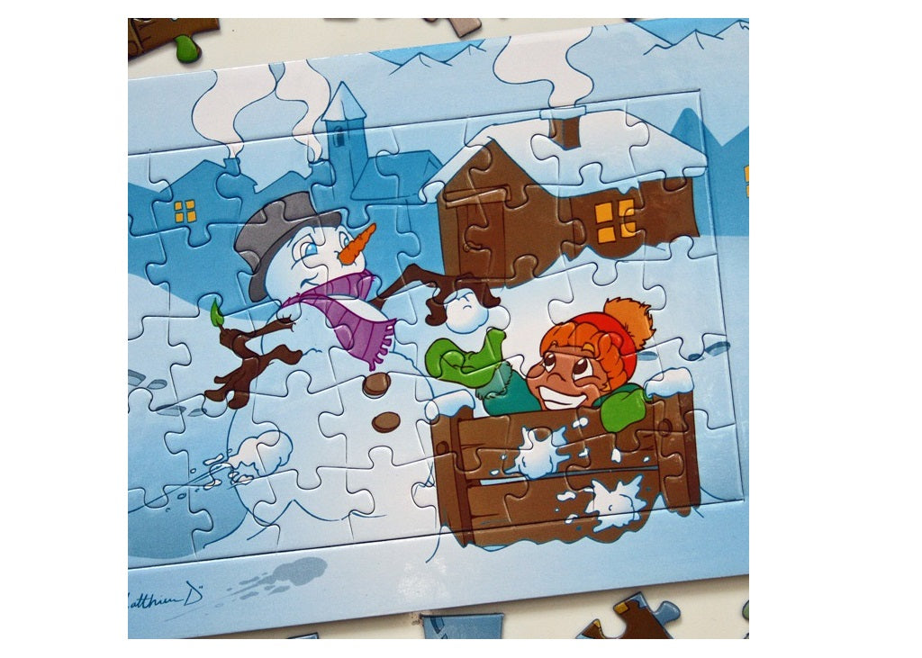 Puzzle thème hotel 13x18cm