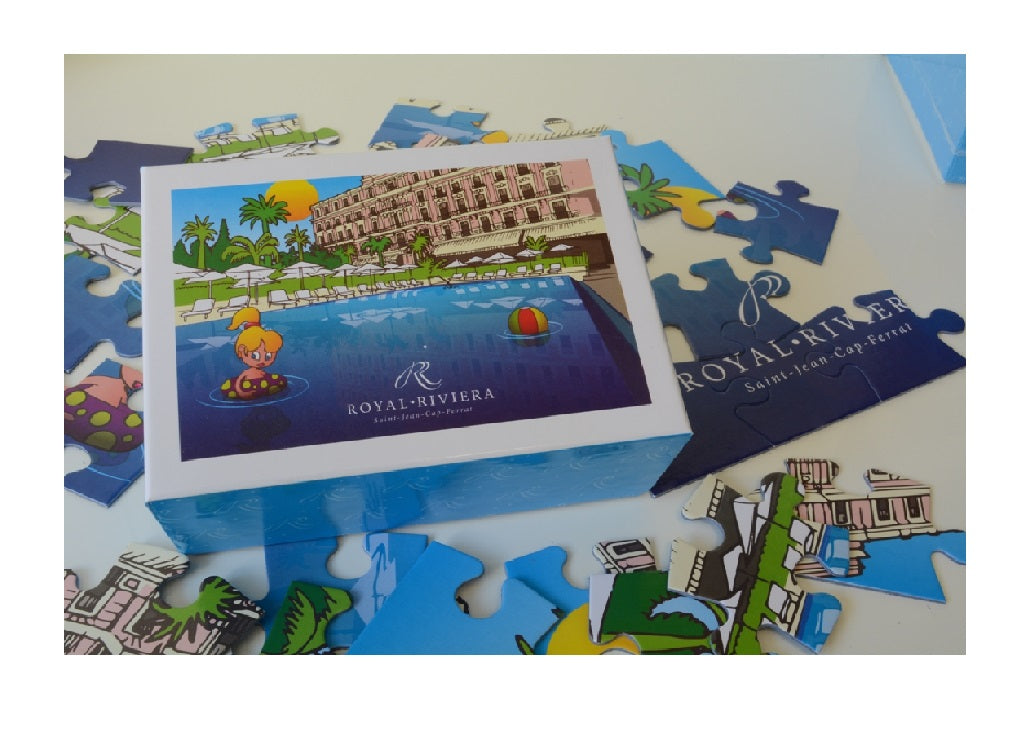 Puzzle personnalisé 34x48 avec carton