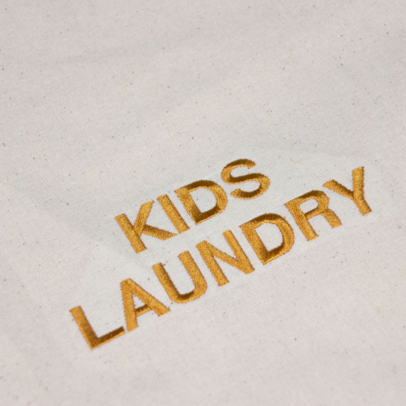 Sac à linge Personnalisé en coton naturel
