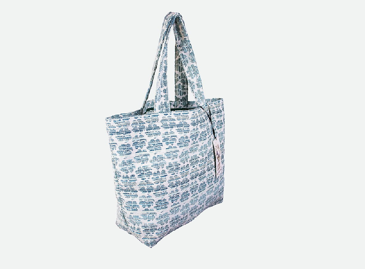 Sac en coton jacquard personnalisé