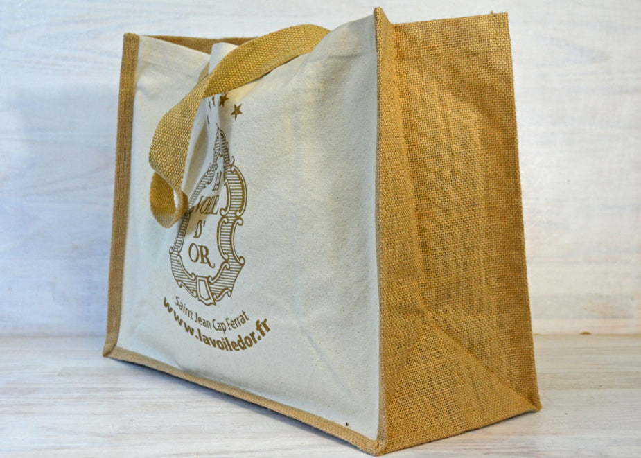 Sac de plage Coton Jute Personnalisé