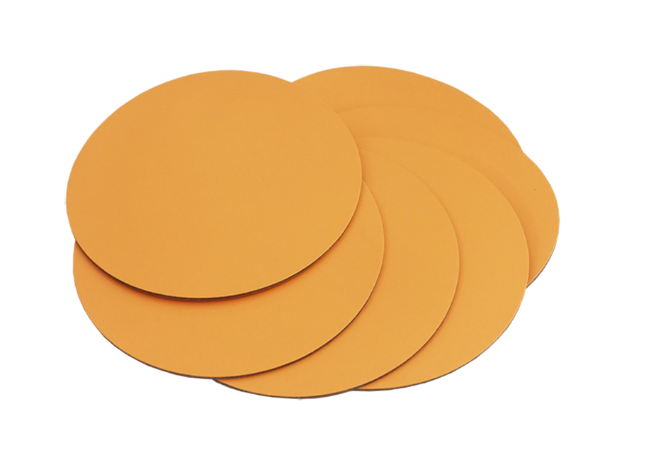 Sous-verres x6 en Cuir recyclé personnalisés