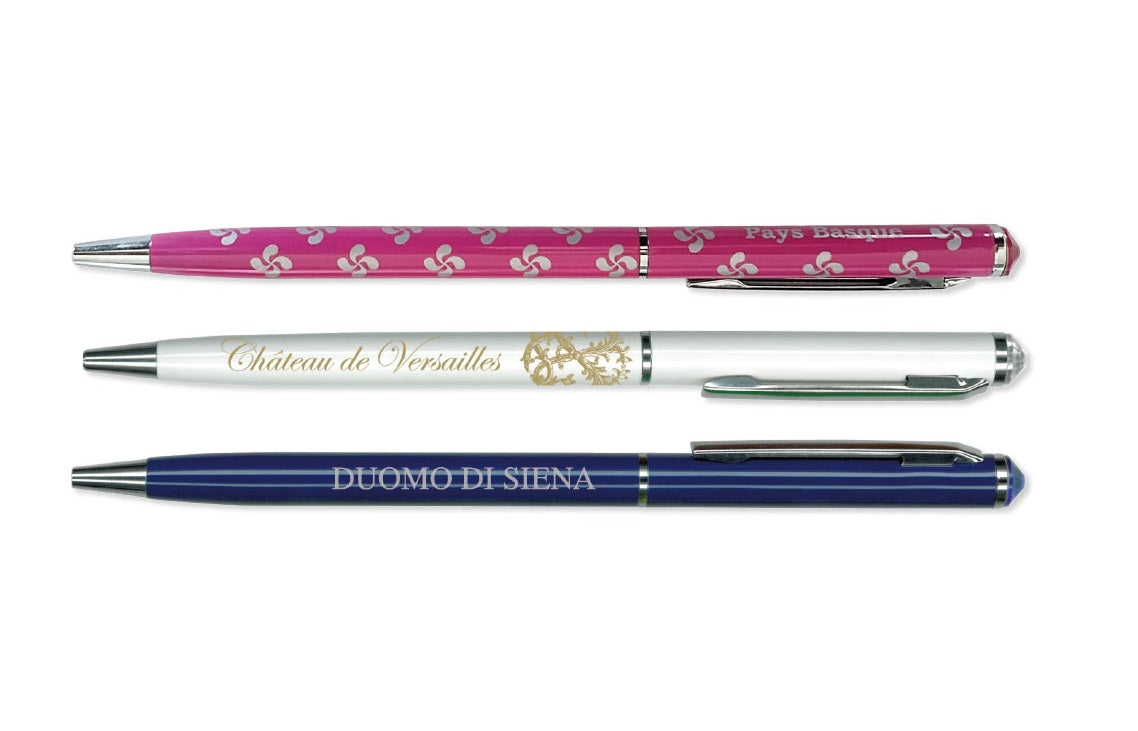 Stylo avec element 'Swarovski' personnalisé