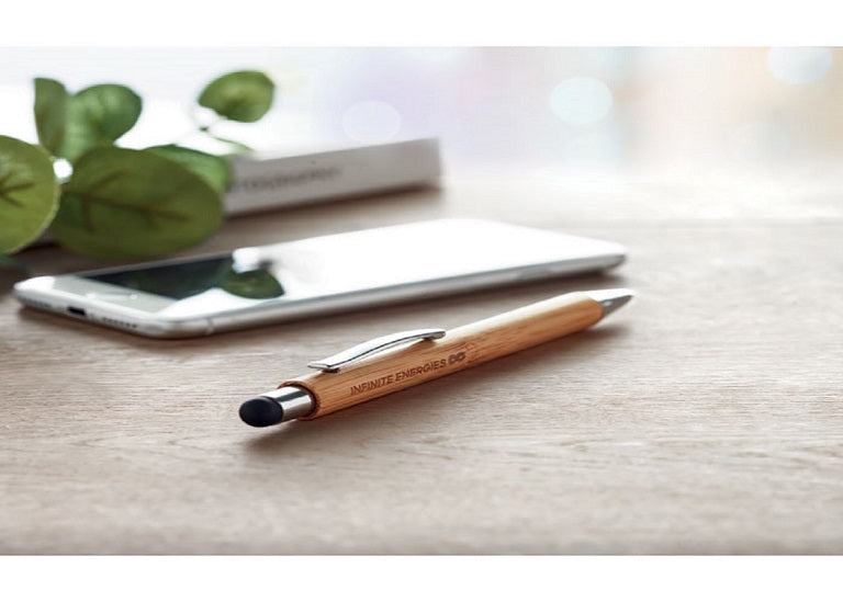 Stylo / Stylet en bambou personnalisé