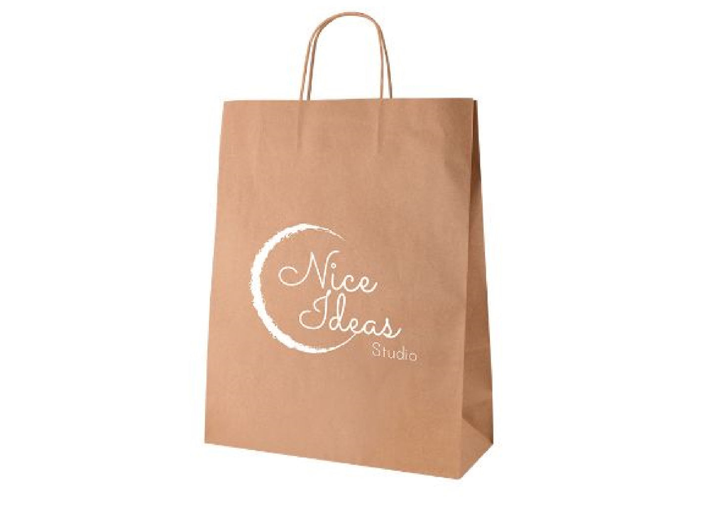 Sac en papier kraft 100gr personnalisé
