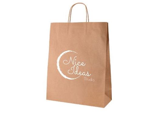 Sac en papier kraft 100gr personnalisé