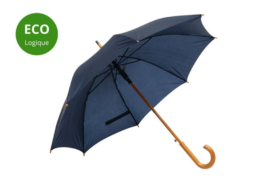 Parapluie en bois automatique écologique Ø103 cm personnalisé