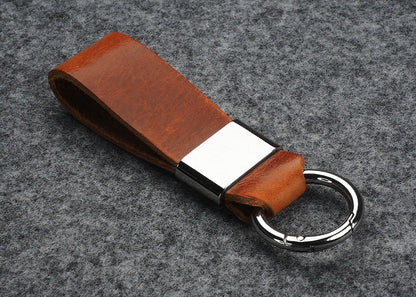 Porte clés en cuir personnalisé