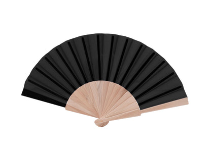 Éventail en bois 23cm personnalisé