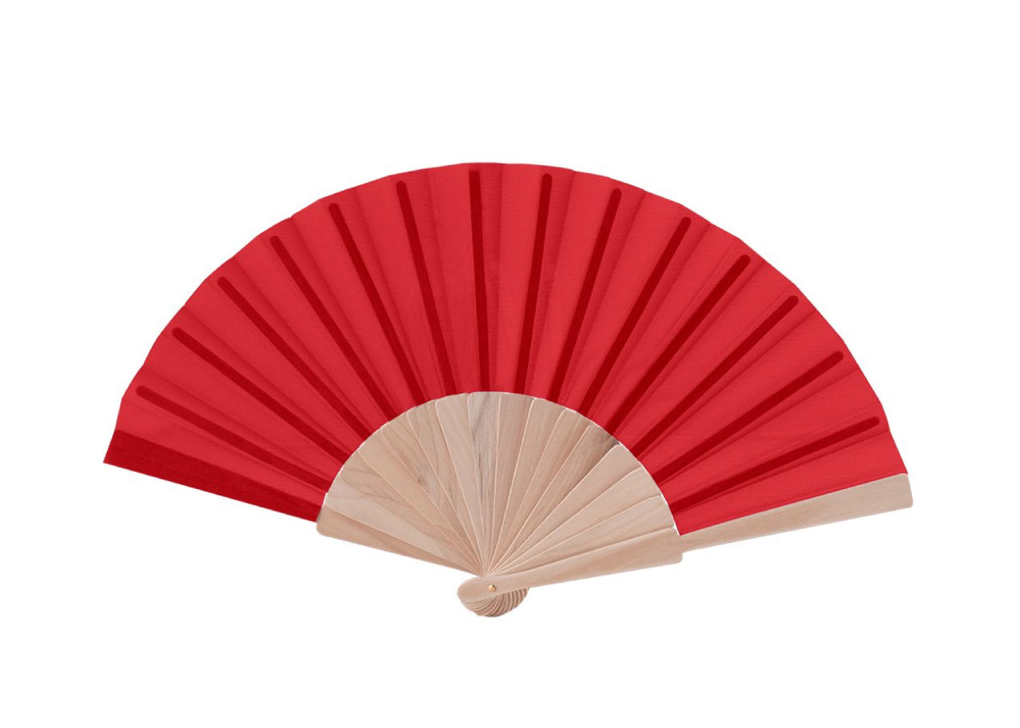 Éventail en bois 23cm personnalisé