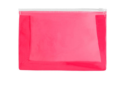 Trousse en PVC rose