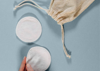 Set démaquillant en coton réutilisable personnalisé