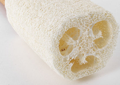 Eponge exfoliante à manche personnalisé