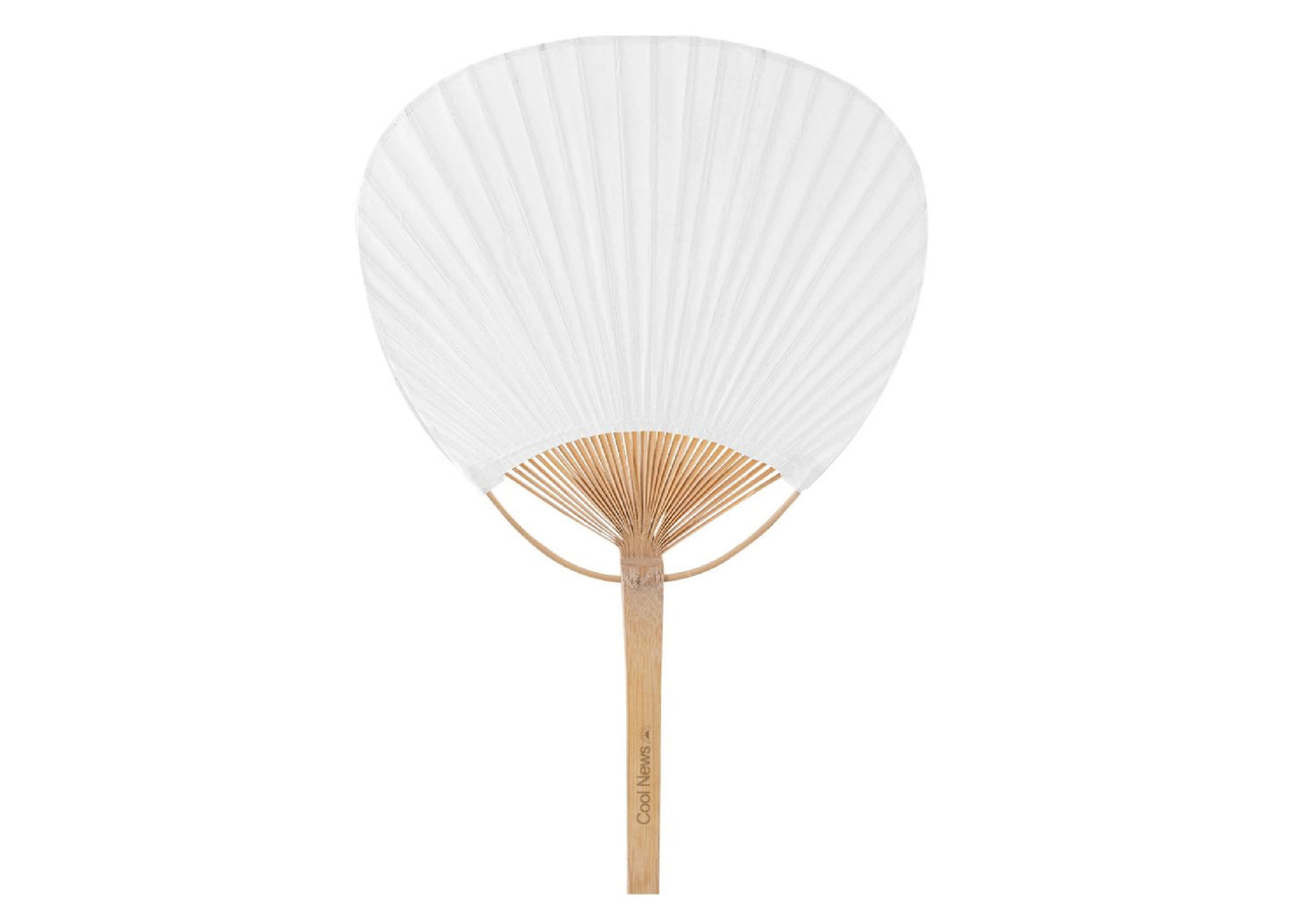 Éventail en bambou et papier personnalisé