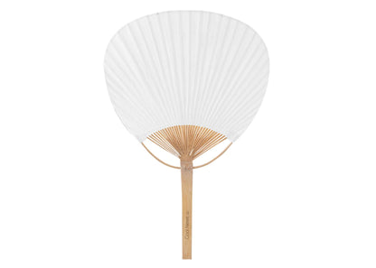Éventail en bambou et papier personnalisé