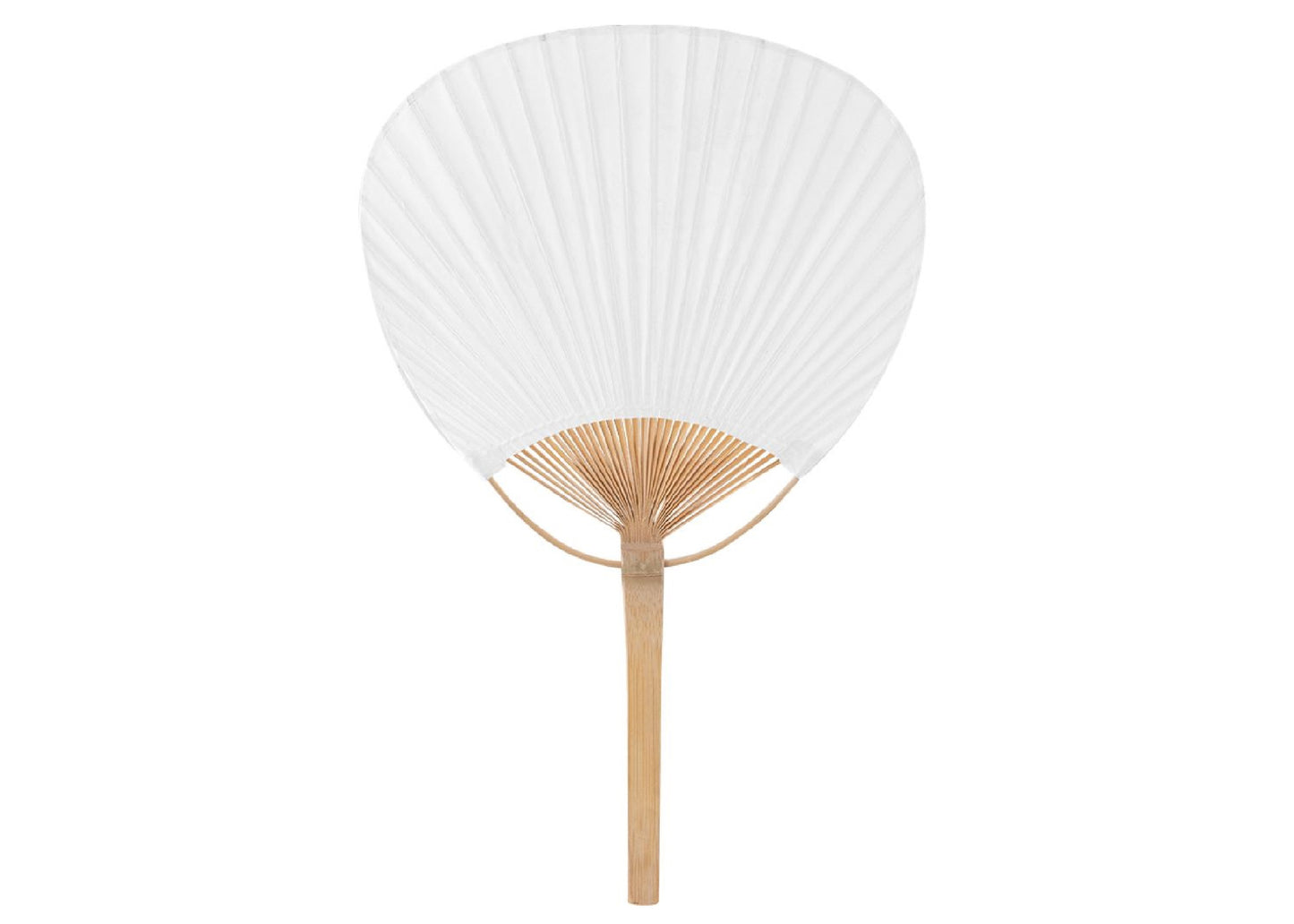 Éventail en bambou et papier personnalisé