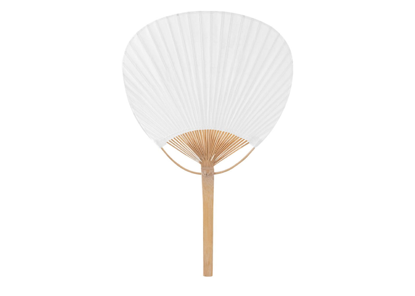 Éventail en bambou et papier personnalisé