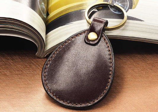 Porte clés en cuir personnalisé
