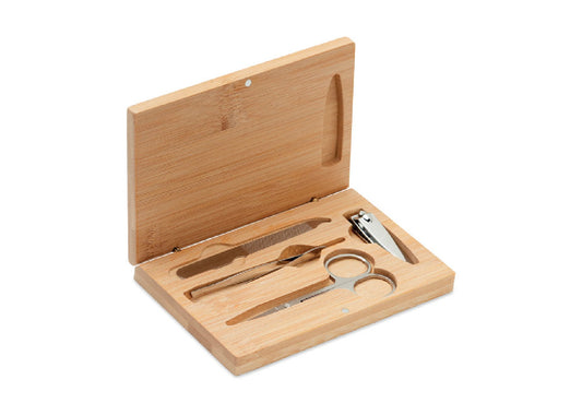 Set manucure en bois personnalisé