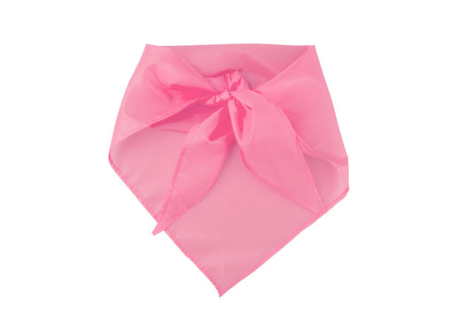 Foulard en polyester rose