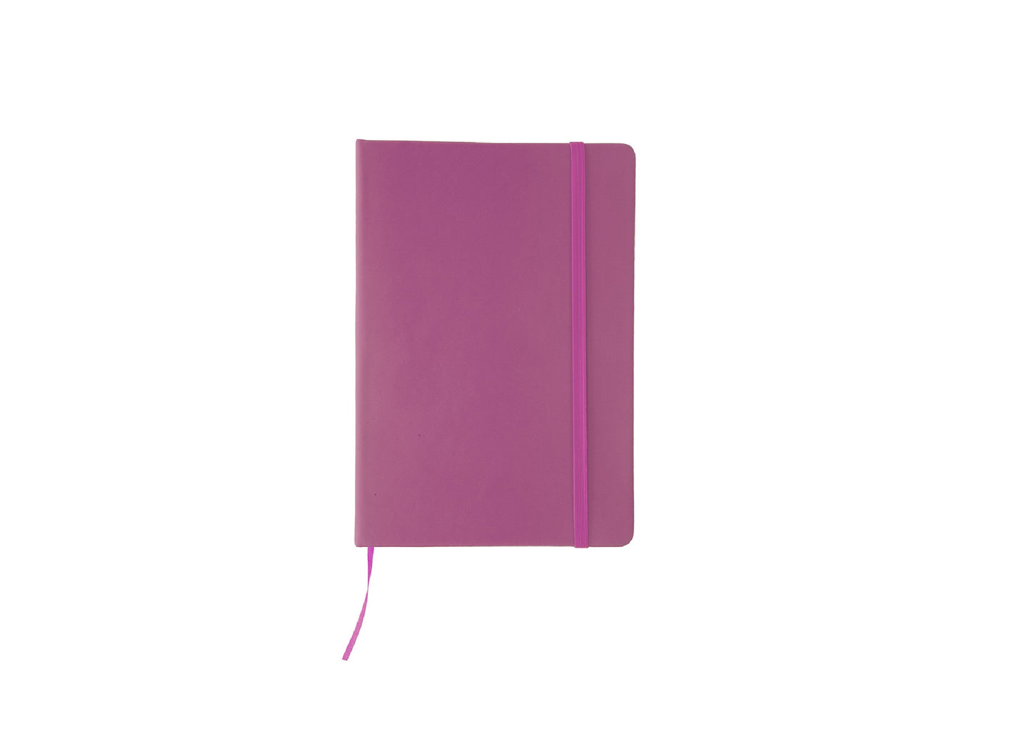 Bloc-notes avec couverture en PU rose (100 pages)