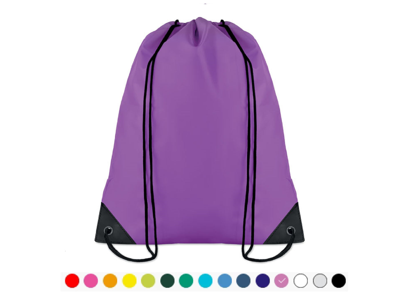 Sac à dos avec cordon en polyester personnalisé