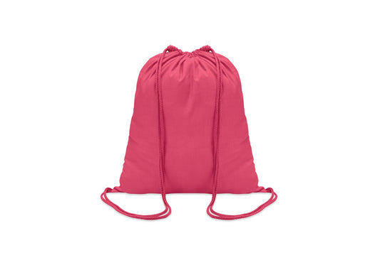 Sac à dos en coton rose