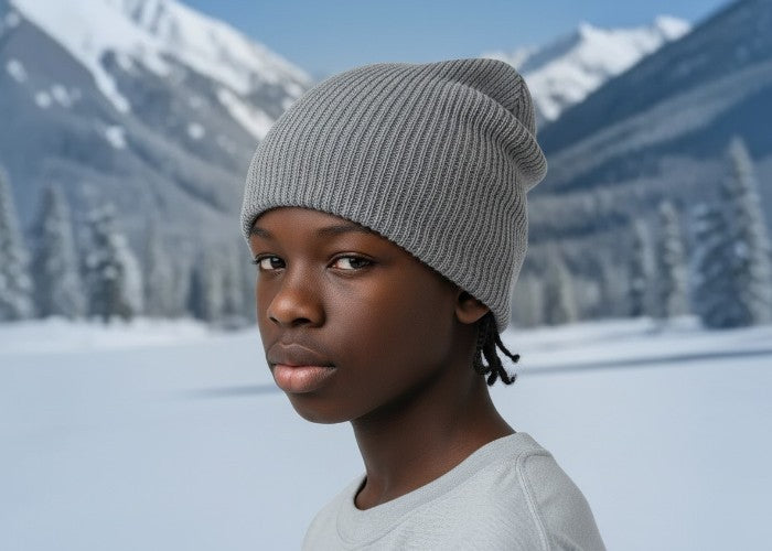 Bonnet en tricot unisexe personnalisé