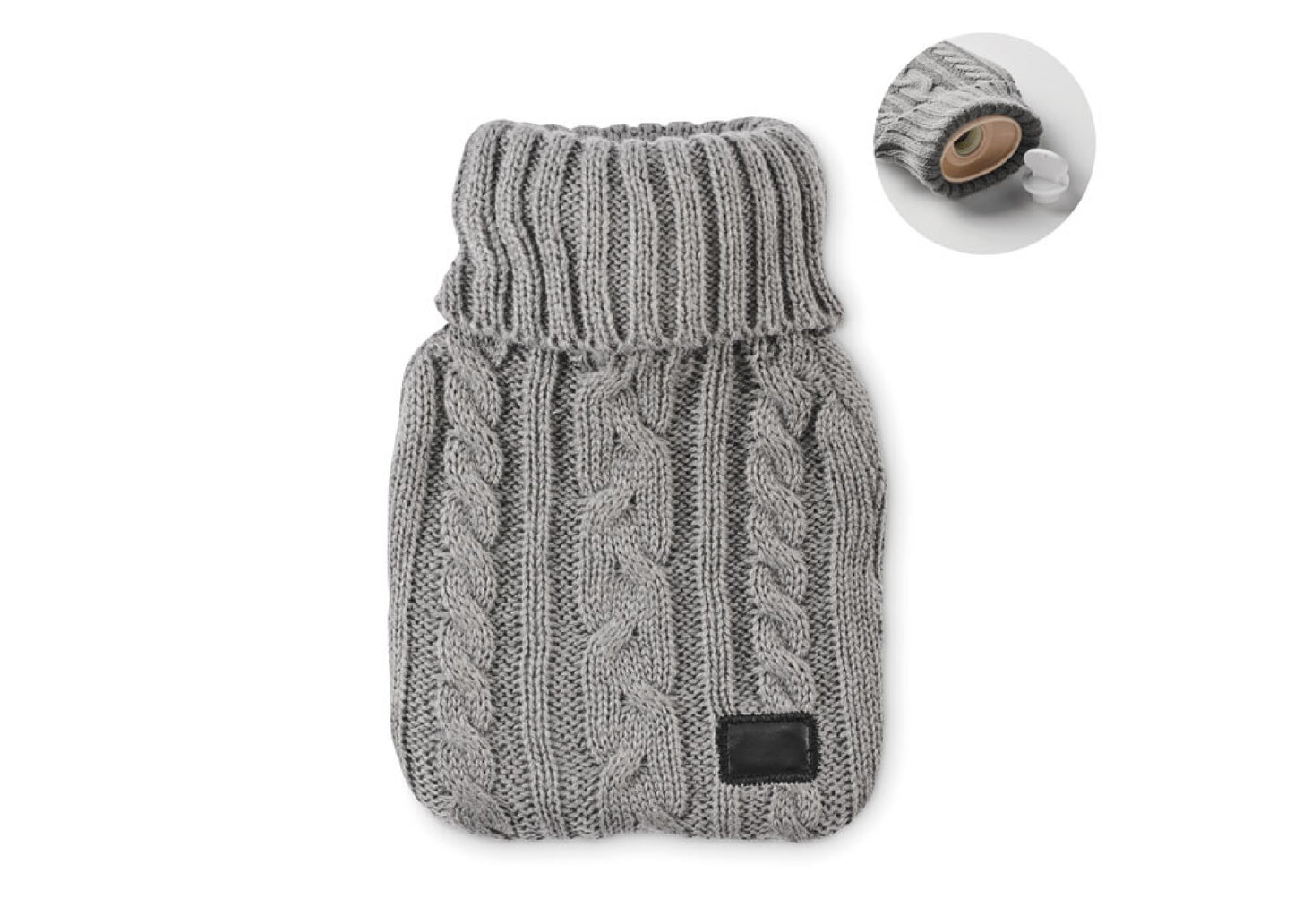 Bouillotte avec housse tricotée 450ml personnalisé