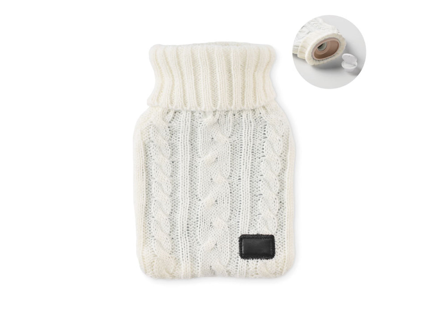Bouillotte avec housse tricotée 450ml personnalisé
