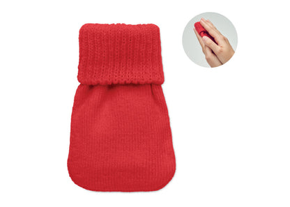 Chaufferette en polyester tricotée personnalisé