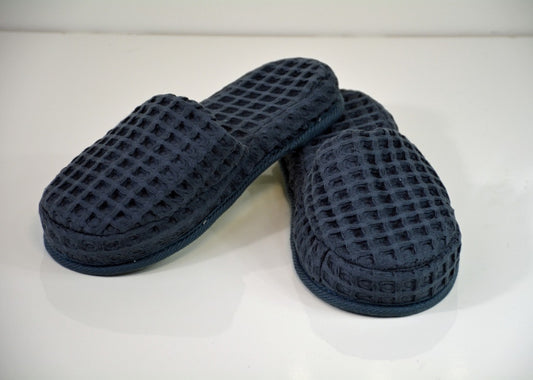 Chaussons luxe waffle personnalisée