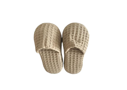 Chaussons luxe waffle personnalisée