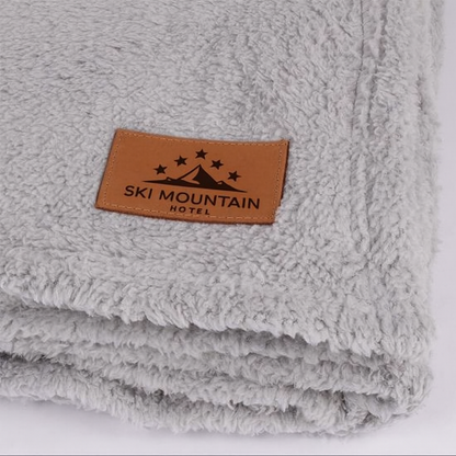 Plaid polaire personnalisé 240 gr/m²