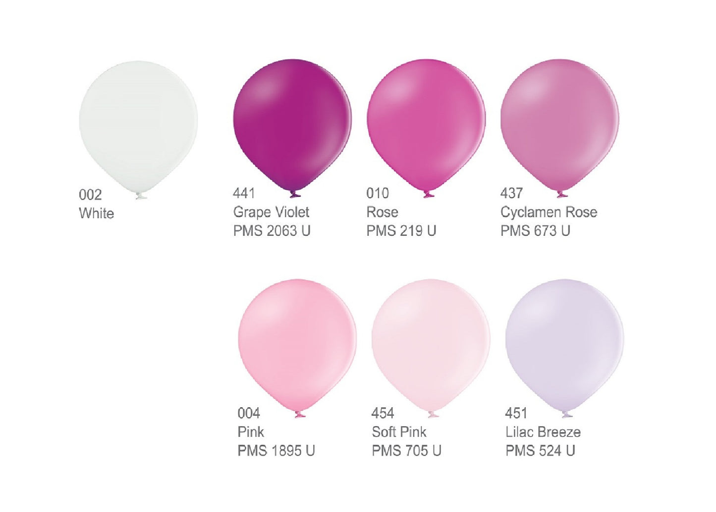 Pack ballons octobre rose avec marquage personnalisé