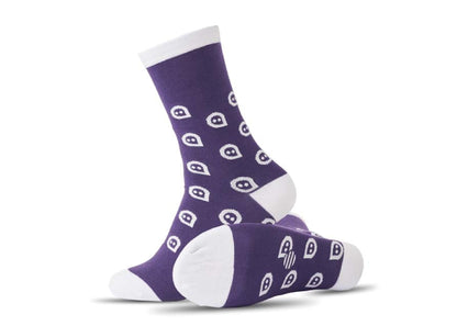 Chaussettes en coton jacquard personnalisé