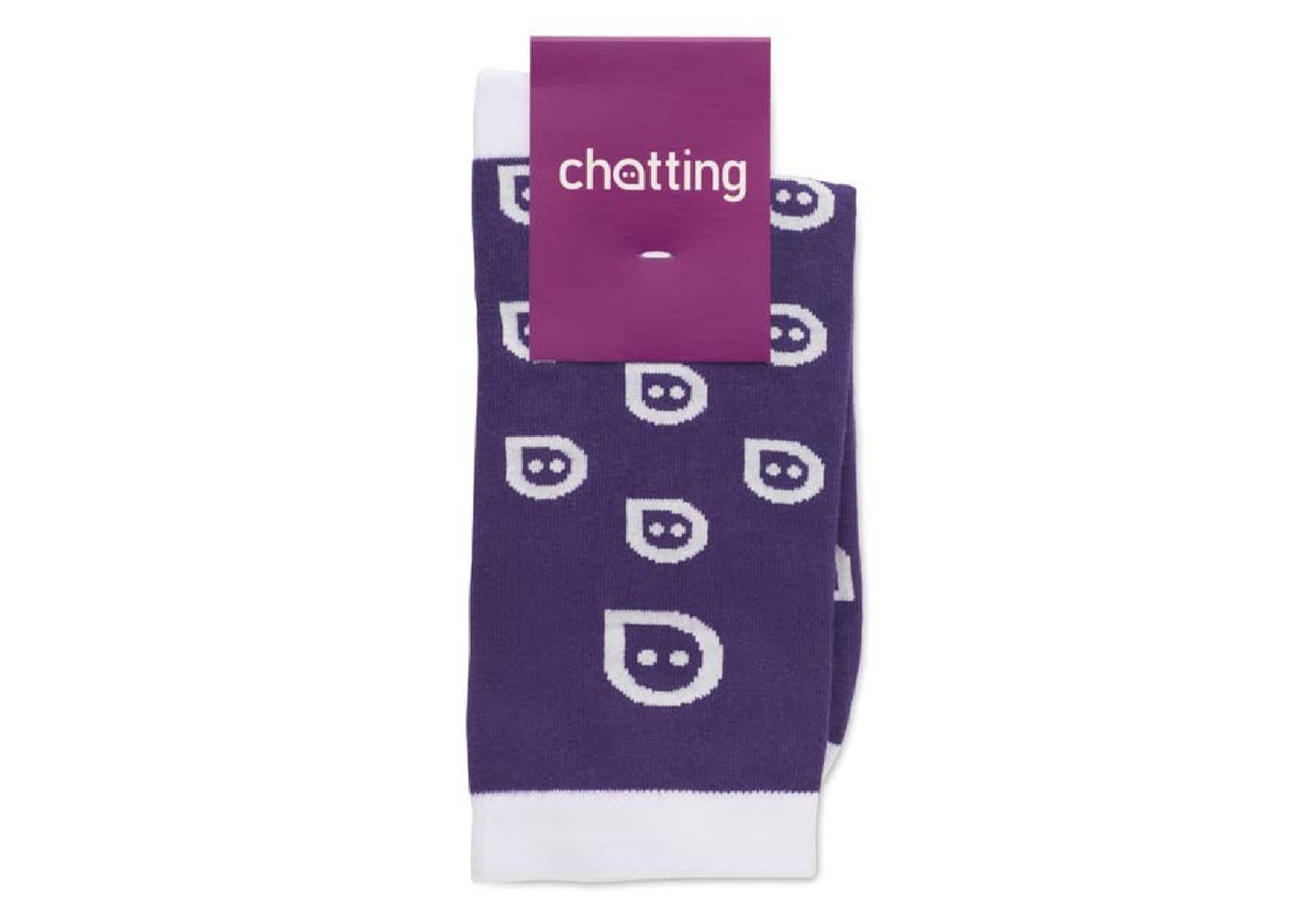 Chaussettes en coton jacquard personnalisé