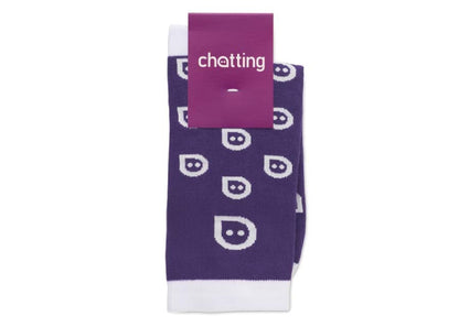 Chaussettes en coton jacquard personnalisé