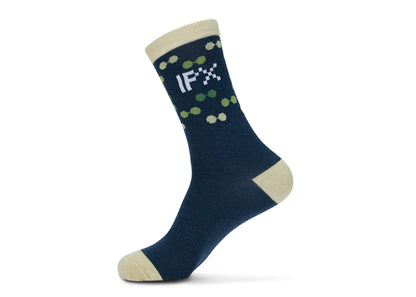 Chaussettes à motif jacquard en laine mérinos personnalisé