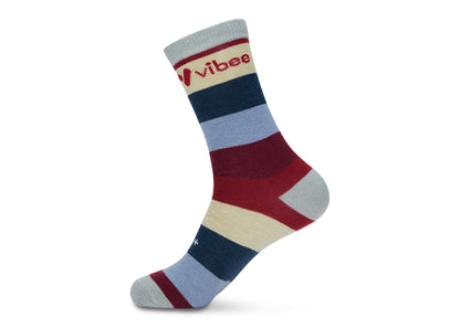 Chaussettes à motif jacquard en laine mérinos personnalisé