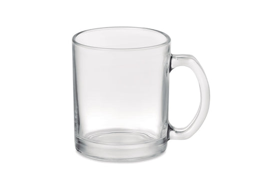 Mug en verre brillant personnalisé 300ml