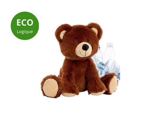 Peluche Ourson marron 20 cm écologique personnalisée