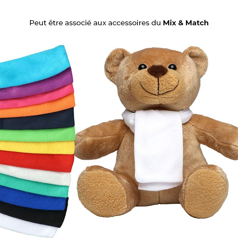 Peluche Personnalisée Ours 18cm PP60067M