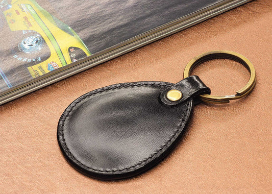 Porte-clés en cuir personnalisé