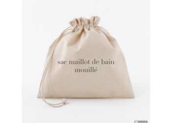 Sac en coton 'maillot mouillé' 140gr/m² personnalisé