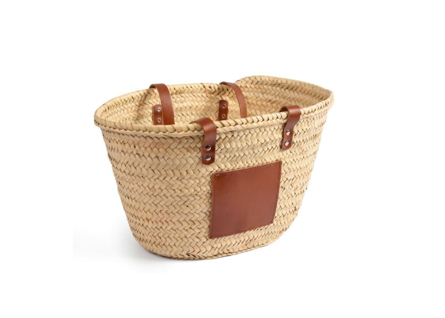 Panier en fibre de palmier personnalisé