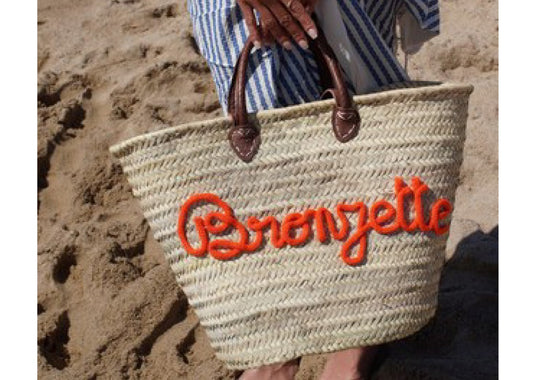 Panier de plage personnalisé