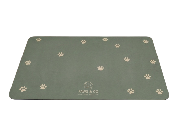 Set de table pour chien anti-dérapant personnalisé