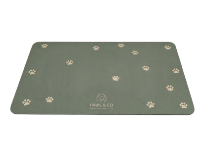 Set de table pour chien anti-dérapant personnalisé